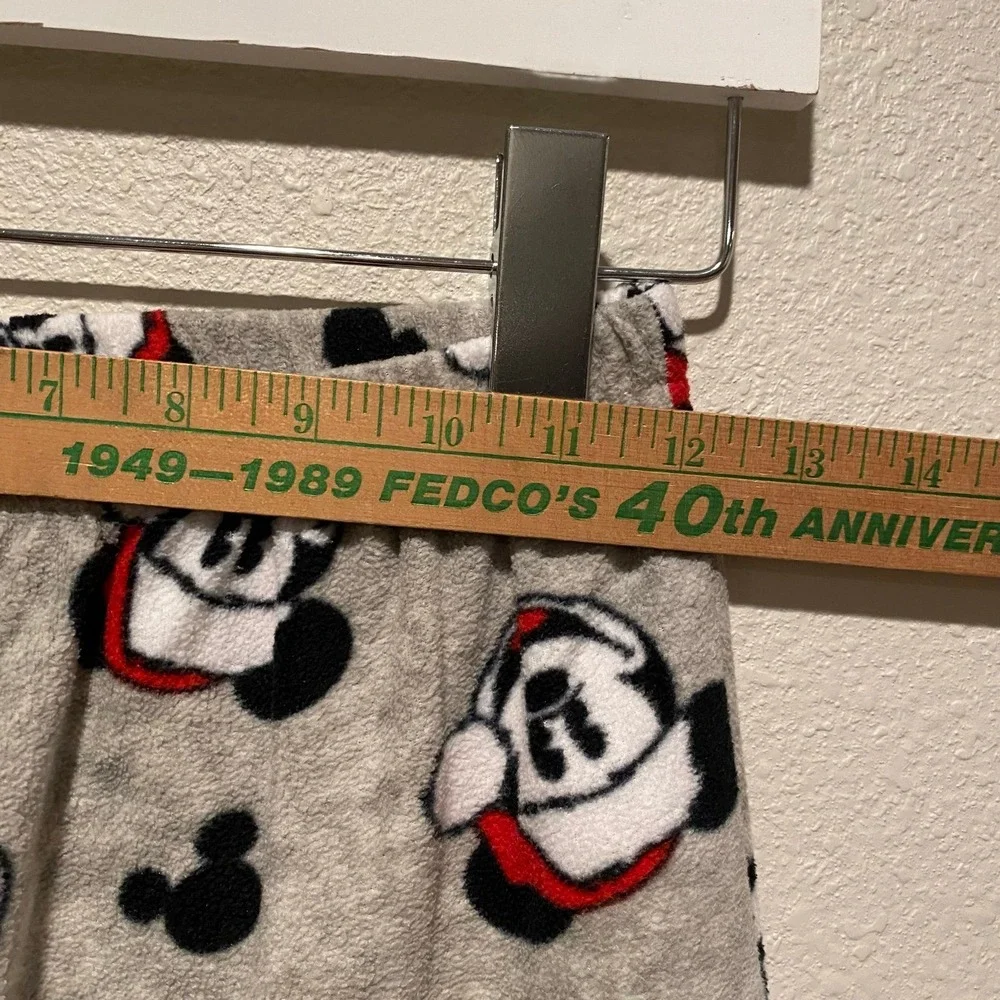 Disney Mickey Mouse Christmas pajamas size 10 unisex Santa hat